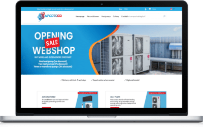 Webshop ontwikkeling Airco To Go